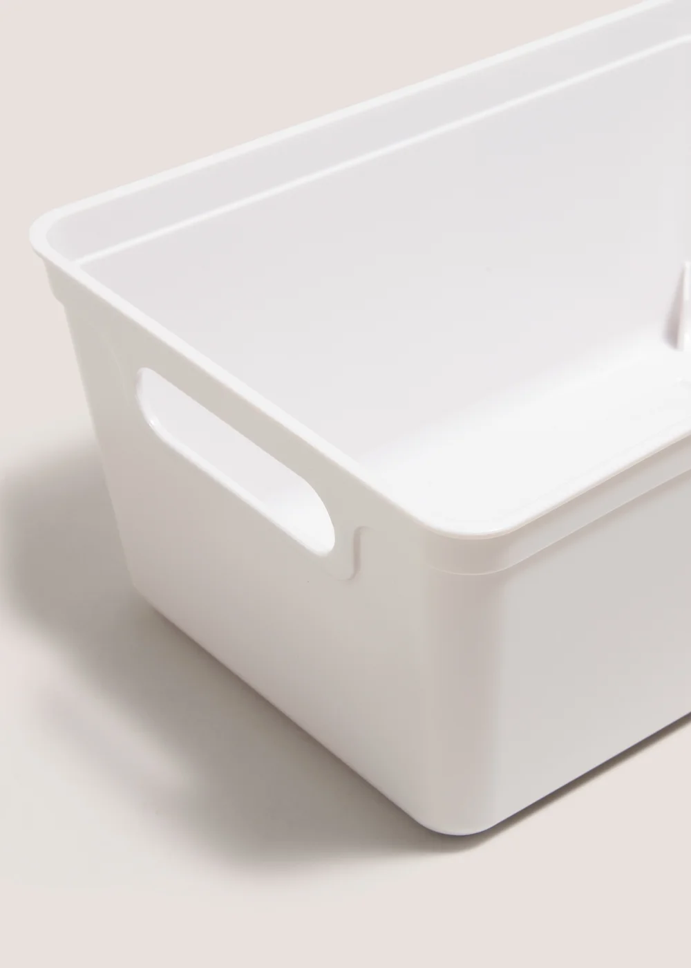 Grey Small Storage Tray (25cm x16.5cm x11.5cm) Image 2