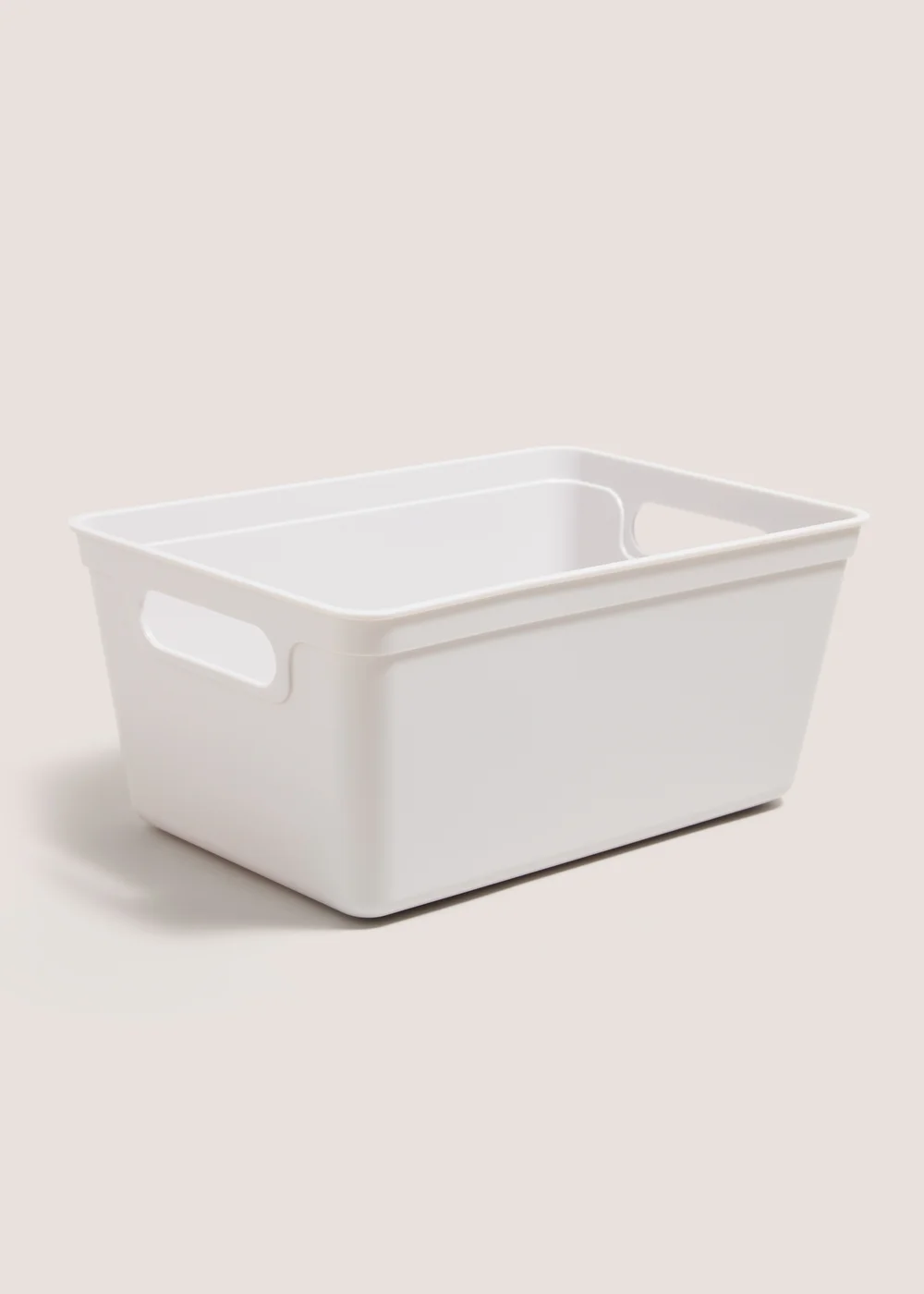 Grey Small Storage Tray (25cm x16.5cm x11.5cm) Image 1