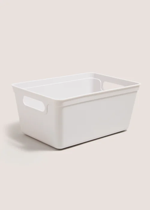 Grey Small Storage Tray (25cm x16.5cm x11.5cm) Image 1