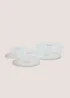 3 Pack Clear Microwave Containers Image 1