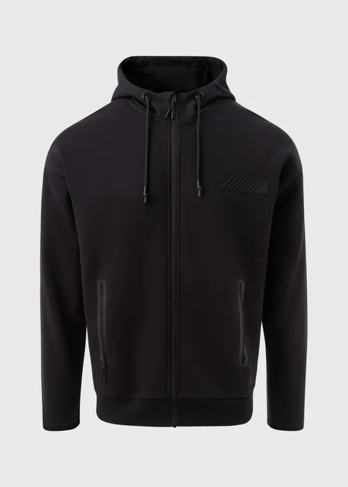 Souluxe Black Zip Up Hoodie - Extra small Image 4