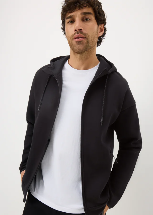 Souluxe Black Zip Up Hoodie