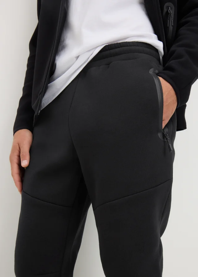 Souluxe Black Panel Joggers