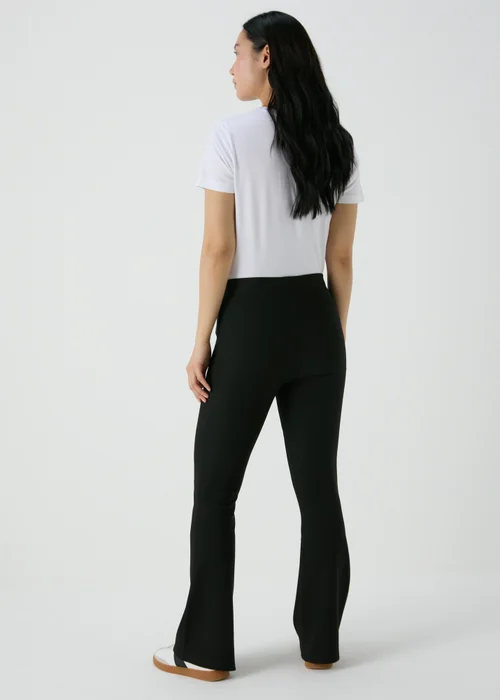 Black Flared Leggings - 8 Image 2