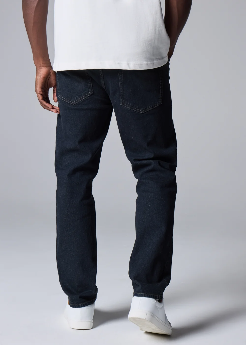 Dark Denim Slim Fit Jeans - 40 S Image 3