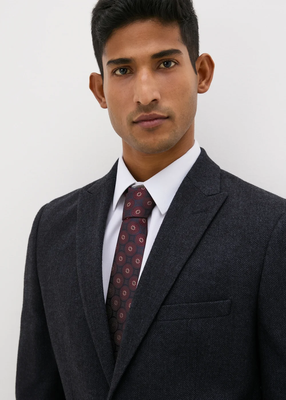 Taylor & Wright Highclere Navy Wool Blend Tailored Fit Suit Jacket - 40 Chest Long Image 1