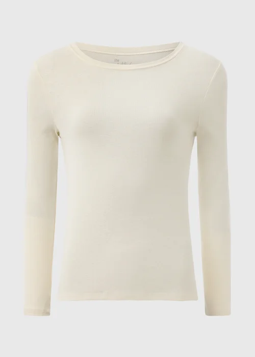 Cream Long Sleeve T Shirt - Size 8 Image 4