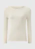 Cream Long Sleeve T Shirt - Size 8 Image 4