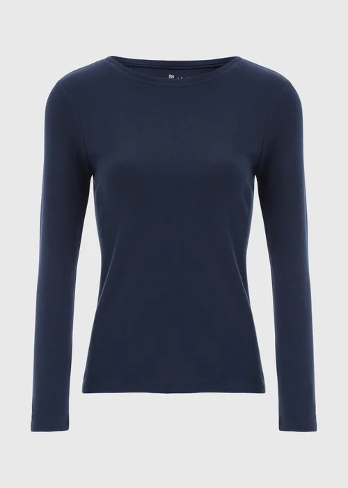Navy Long Sleeve T Shirt - Size 8 Image 4