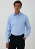 Taylor & Wright Blue Regular Fit Cotton Shirt - Small Image 2