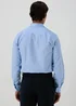 Taylor & Wright Blue Regular Fit Cotton Shirt - Small Image 3