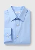 Taylor & Wright Blue Regular Fit Cotton Shirt - Small Image 4