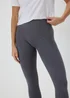 Charcoal Seam Free Leggings - S Image 3