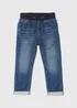 Boys Blue Ribbed Waist Jeans (1-7yrs) - 1 half year to 2 Image 1