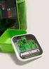 Minecraft Green Lunch Bag & Snack Box Set Image 2