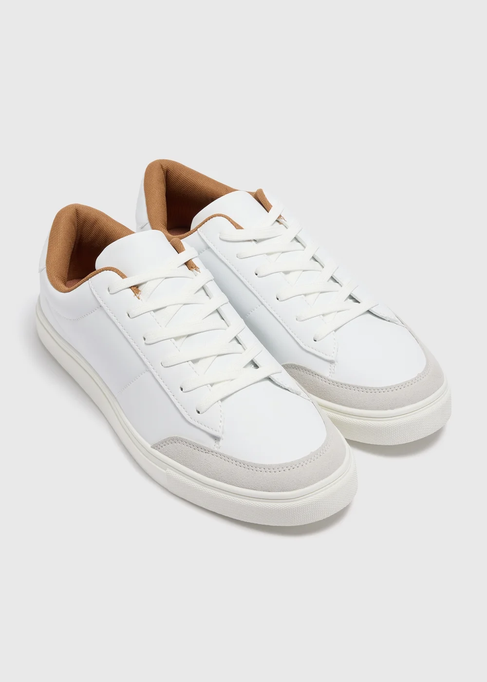 White Basic Trainers - Size 6 Image 1