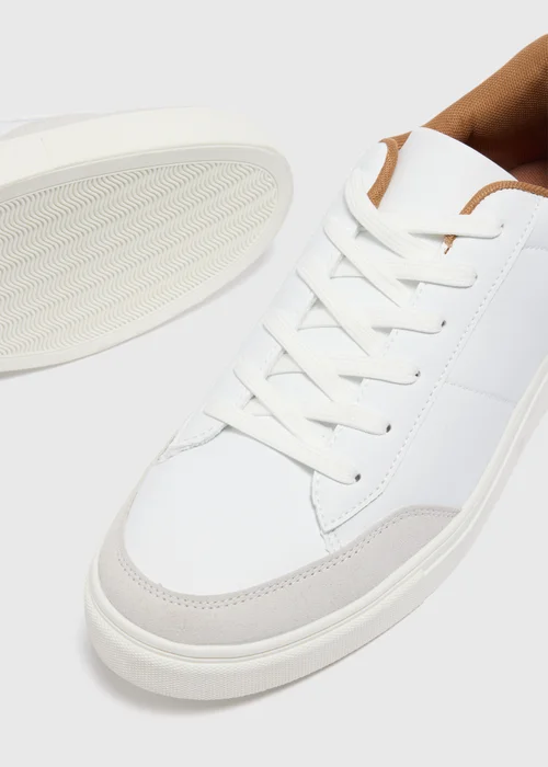 White Basic Trainers - Size 6 Image 2