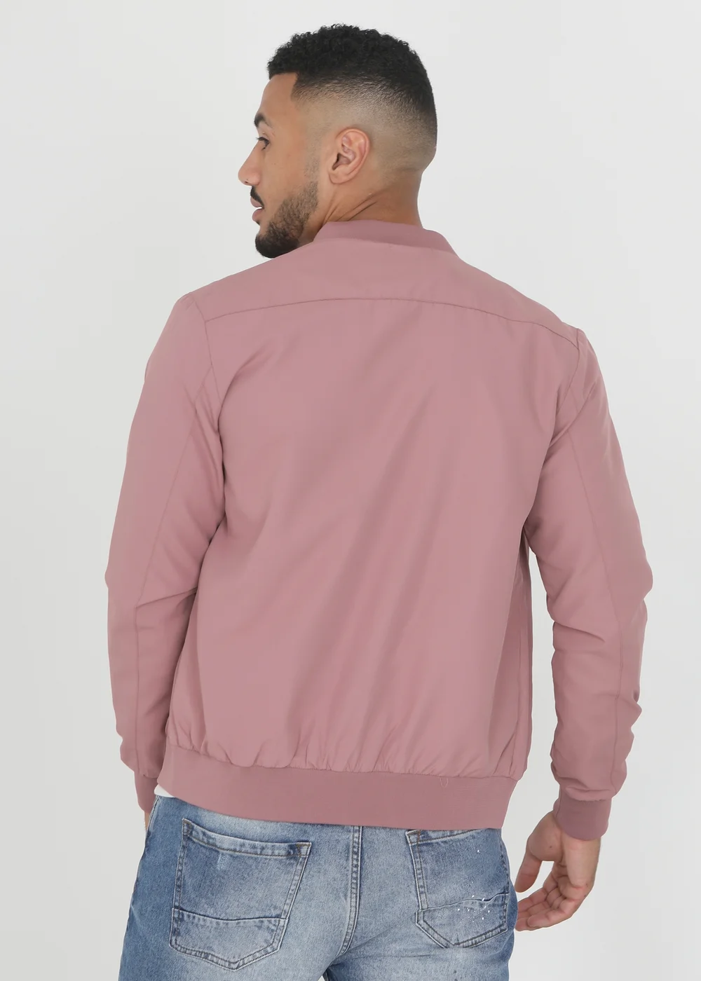 Brave Soul Pink Bomber Jacket - XL Image 2