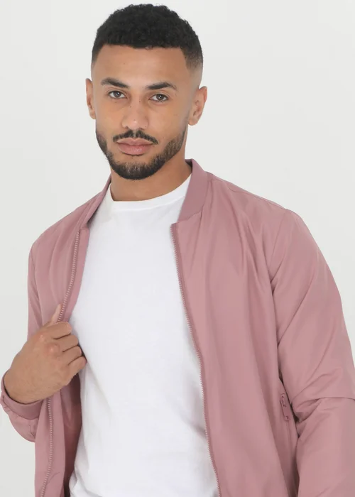 Brave Soul Pink Bomber Jacket - XL Image 3