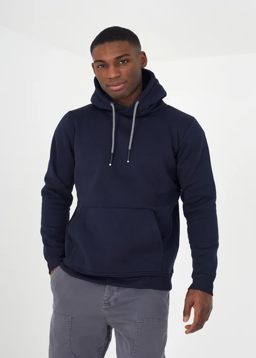 Brave Soul Navy Hoodie With Kangaroo Pocket - XL Image 1
