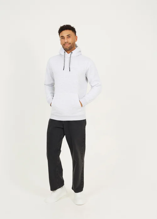 Brave Soul Ecru Hoodie With Kangaroo Pocket - L Image 4