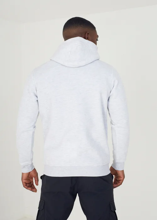Brave Soul Ecru Hoodie With Kangaroo Pocket - Large Image 2