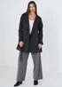 Brave Soul Black Double Breasted Belted Trench Coat - 10 Image 3