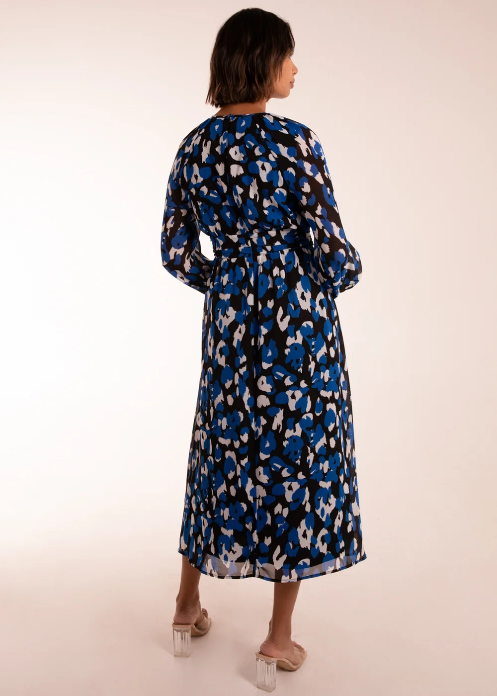 Blue Vanilla Blue Animal Keyhole Raglan Midi Dress - 16 Image 4