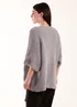Blue Vanilla Grey Knitted Mid Length Cardigan - One Size Image 2