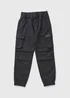 Boys Black Ripstop Cargo Trousers (7-15yrs) - Age 7 Years Image 1