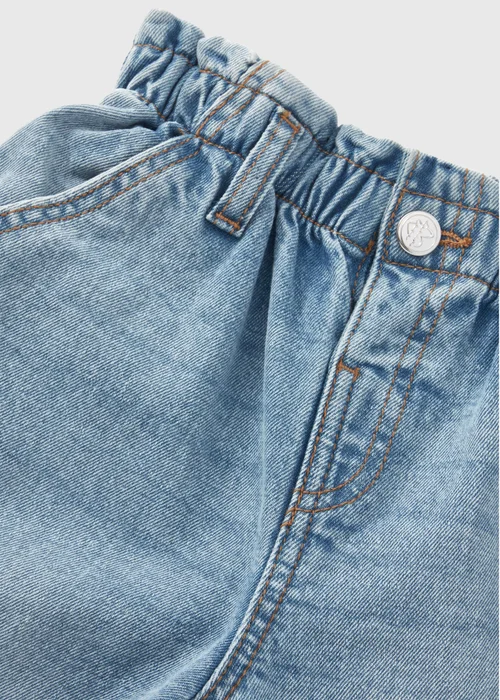 Girls Blue Paper Bag Wide Leg Jeans (1-7yrs) - 1 half year to 2 Image 2