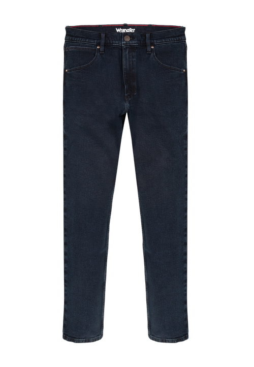 Wrangler Blue Black Straight Fit Jeans - 30 Waist Regular Image 4