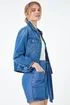 Roman Blue Classic Cotton Denim Jacket - 14 Image 4