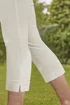 Roman Ivory Cropped Stretch Trouser Capri Summer Leggings 3/4 Pedal Pushers - 22 Image 3