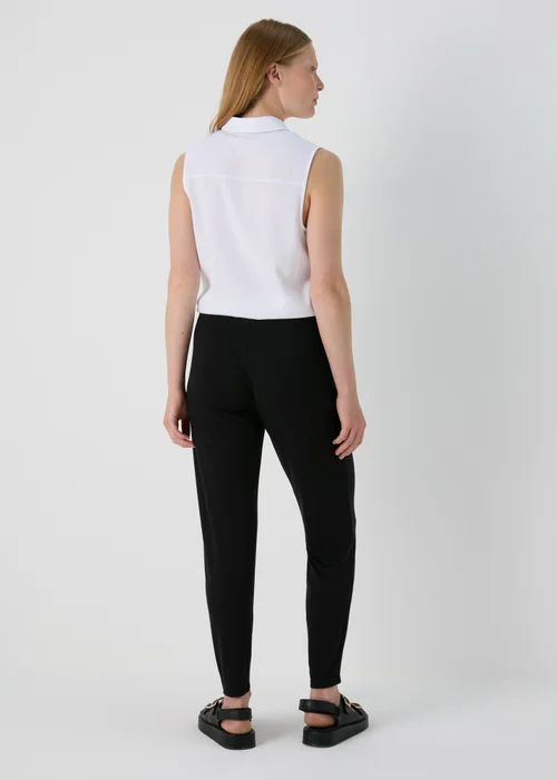 Black Harem Trousers - Size 8 Image 2