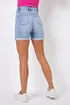 Roman Light Denim Stretch Denim Mom Shorts - Size 12 Image 3