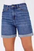 Roman Denim Stretch Denim Mom Shorts - 12 Image 1