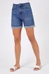 Roman Denim Stretch Denim Mom Shorts - 12 Image 2
