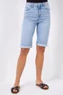 Roman Light Denim Essential Stretch Knee Length Shorts - 18 Image 1