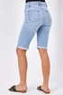Roman Light Denim Essential Stretch Knee Length Shorts - 18 Image 2