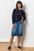 Roman Denim Cotton Denim Stretch A line Skirt - Size 18 Image 3