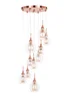 BHS Carmella 10 Light Cluster Copper (Adjustable 80-115cm x 35cm) - One Size Image 1