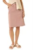 Roman Rose Cotton Denim Stretch A line Skirt - Size 10 Image 1