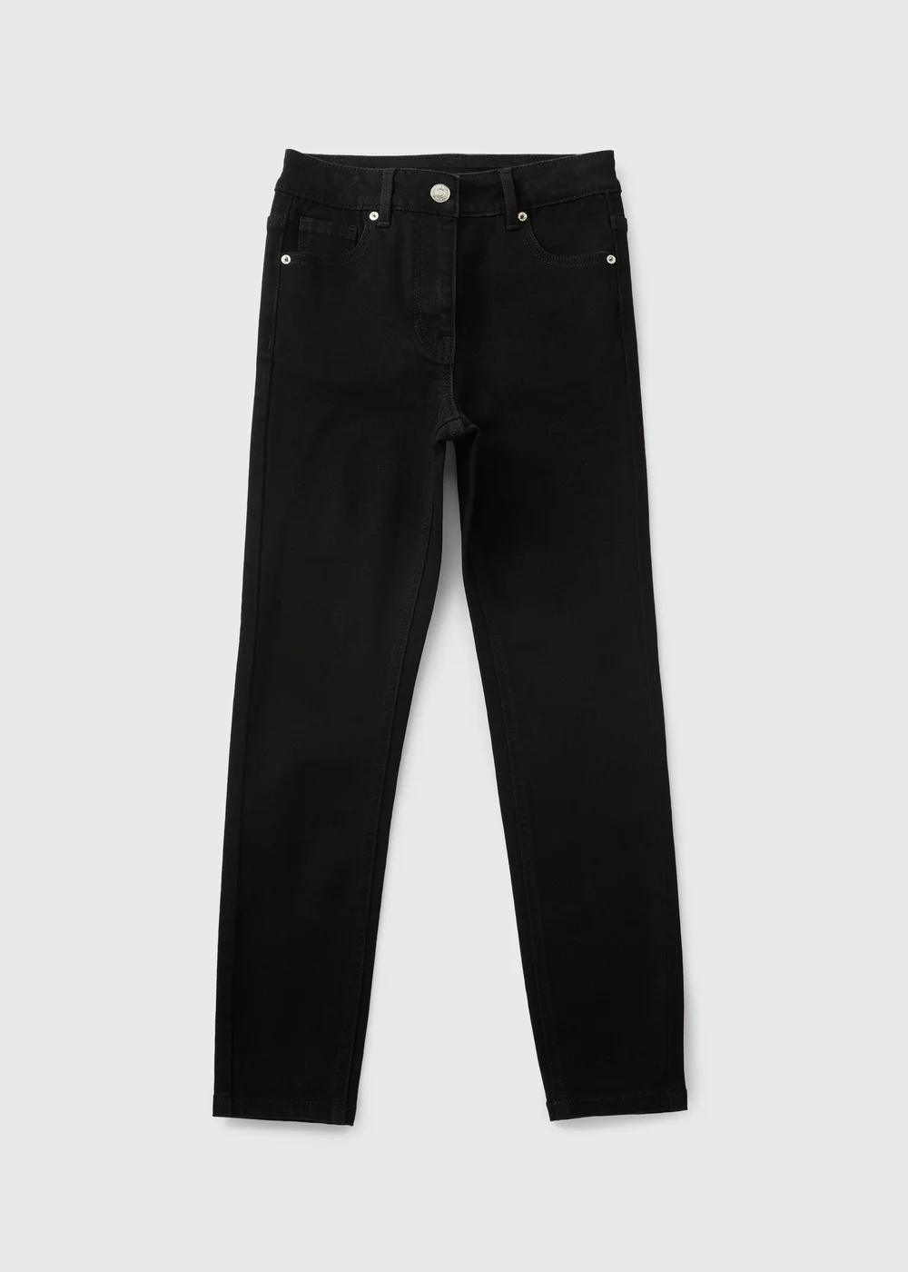 Girls Black Skinny Jeans (7-15yrs) - Age 7 Years Image 1