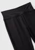 Girls Black Crossover Waist Flares (7-15yrs) - Age 7 Years Image 2