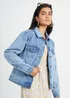 Brave Soul Blue Western Style Denim Jacket - 10 Image 1
