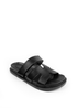Where's That From Black Pu Adagio Strappy Sandals - Size 6 Image 1