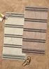 Catherine Lansfield Banded Stripe Cotton Beach Towel Pair - One Size Image 1