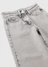 Girls Grey Wide Leg Jeans (7-15yrs) - Age 7 Years Image 2