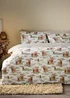 Green Highland Cow Duvet Set - Single Image 1